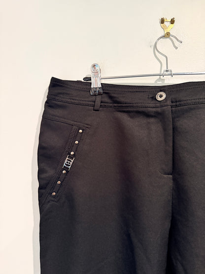 Mingzl Size Waist 88cm Straight-Leg Trousers