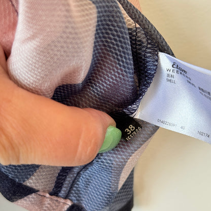 Etam Weekend U/Arm to U/Arm 49cm Mesh Polka Dot Crop Top