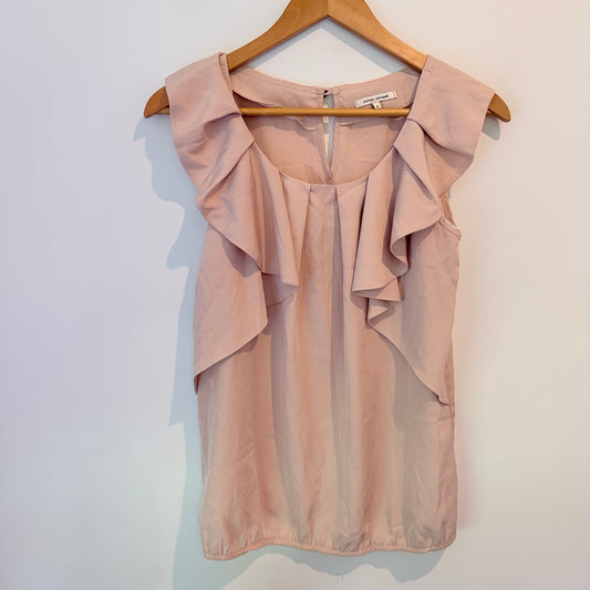 River Island Size 8 Flutter Sleeve Top