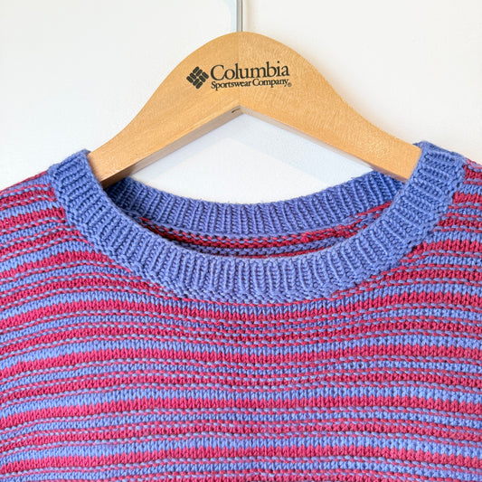 Hand Knitted U/Arm to U/Arm 56cm Cropped Boxy Knit Vest