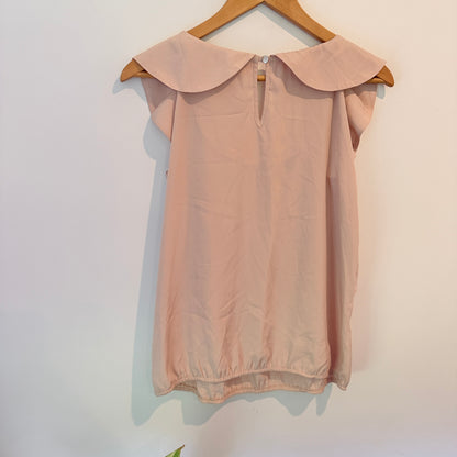 River Island Size 8 Flutter Sleeve Top