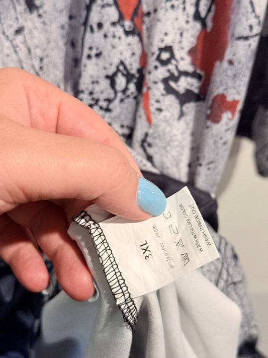 Brand Unknown Size 3XL U/Arm to U/Arm 66cm Tunic Dress