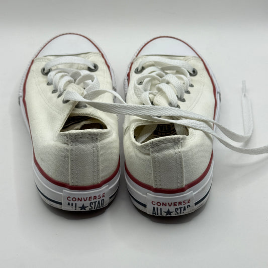White Youth Converse Canvas Sneakers – Size 1