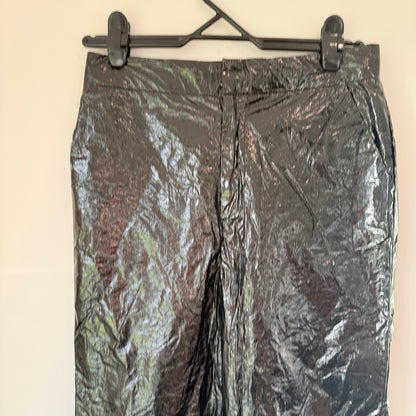 Georgia Alice Waist 76cm Black Vinyl Pants