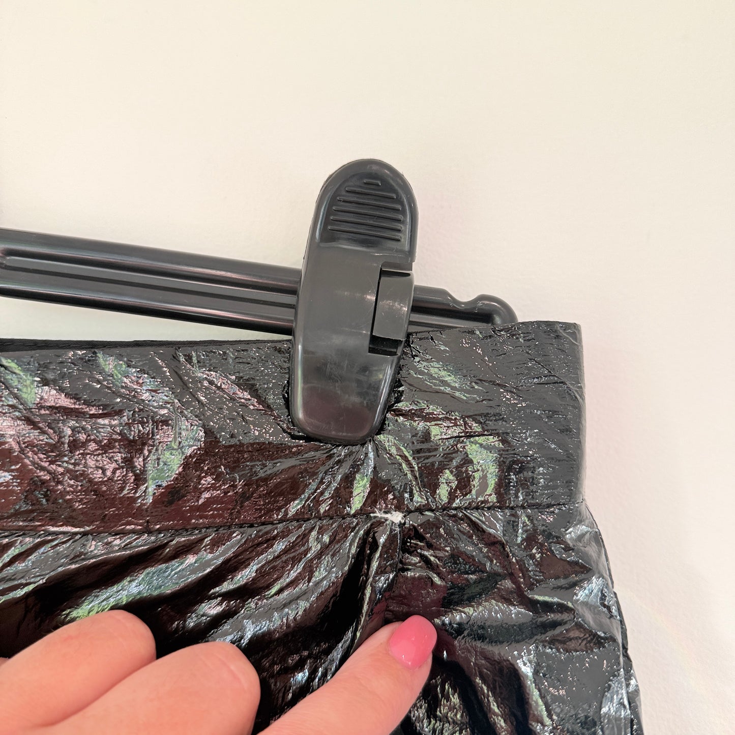 Georgia Alice Waist 76cm Black Vinyl Pants