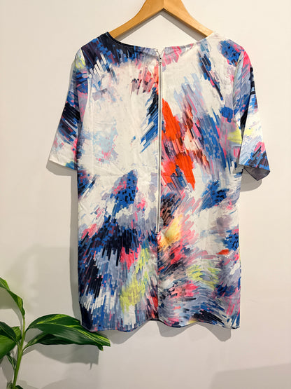 dotti Size 14 Abstract Shift Dress