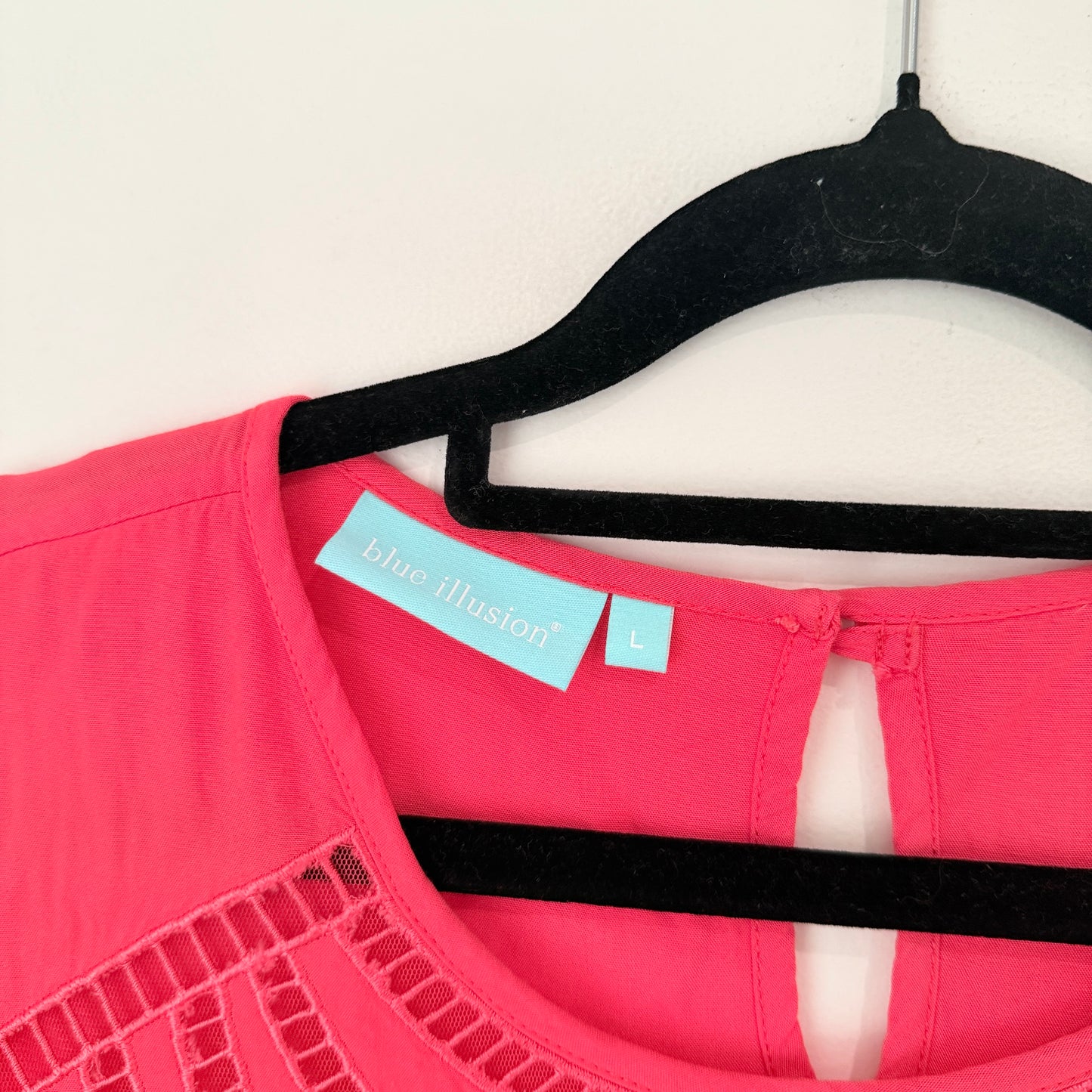 Blue Illusion Size Viscose Dress