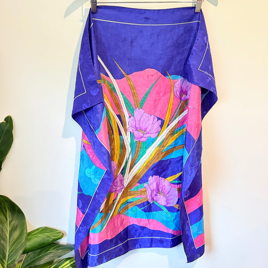 Vibrant Purple & Pink Scarf