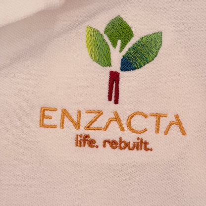 Gildan Size XL White Polo Shirt