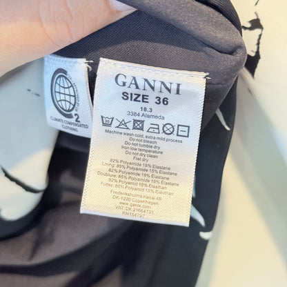 Ganni Size 36 Wrap Top