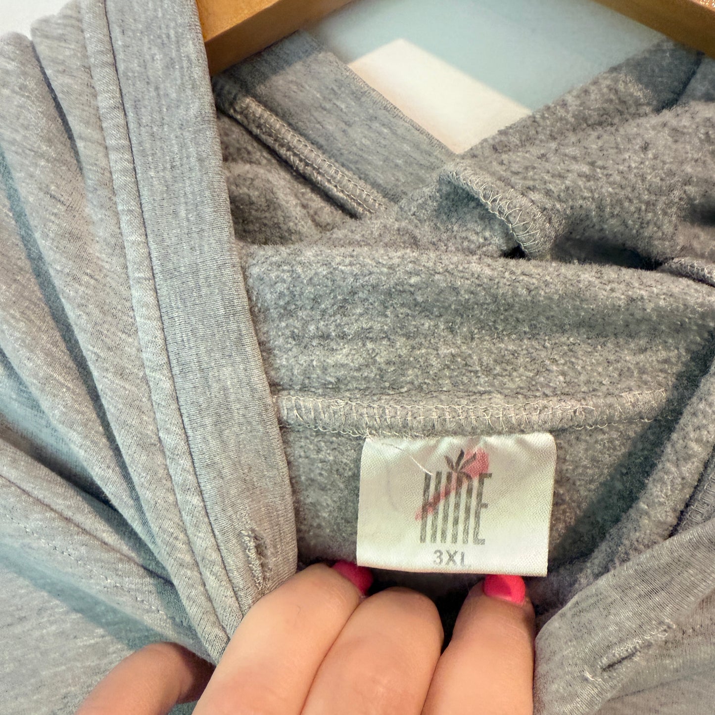 Hine Size 3XL Gray Columbia Pullover Hoodie