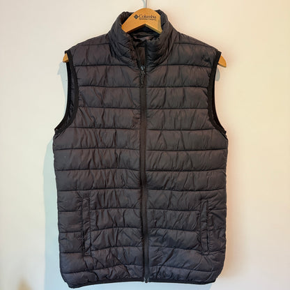 North Bend Black Polyester Puffer Vest - 49cm Underarm to Underarm