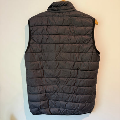 North Bend Black Polyester Puffer Vest - 49cm Underarm to Underarm