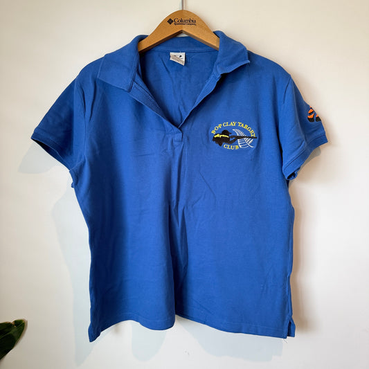 Biz Collection Size 16 BOP Clay Target Club Short-Sleeve Polo Shirt