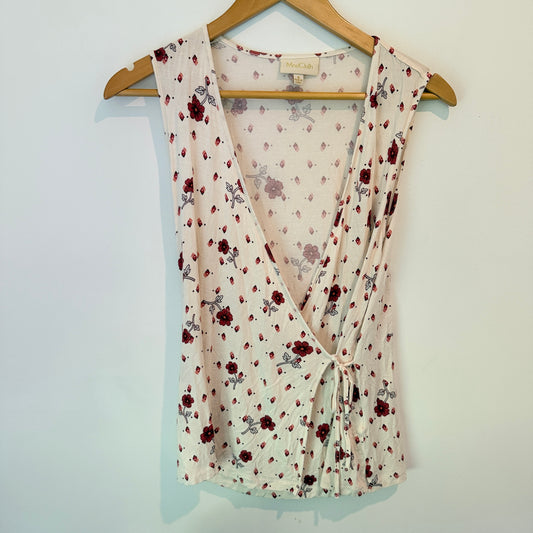 ModCloth Size S Sleeveless Wrap Tank Top