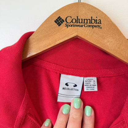 Biz Collection Size 16 Red Norfolk Island Short-Sleeve Polo Shirt