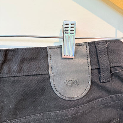 ilabb Size 8 Black Denim Shorts