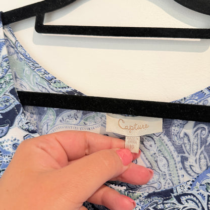 Capture Size 16 Short-Sleeve Midi Dress