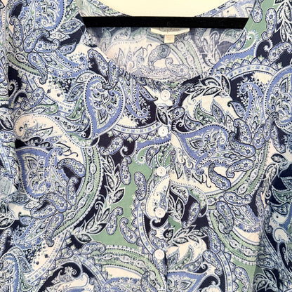 Capture Size 16 Short-Sleeve Midi Dress