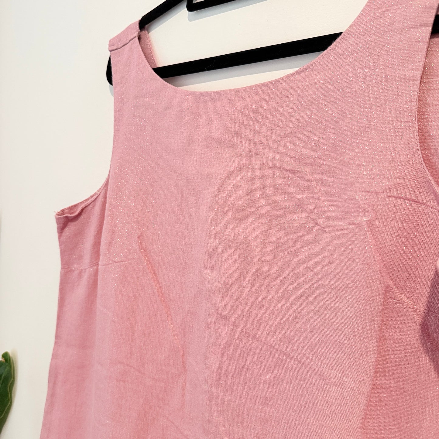 Next Size 16T Pink Linen Blend Shift Dress