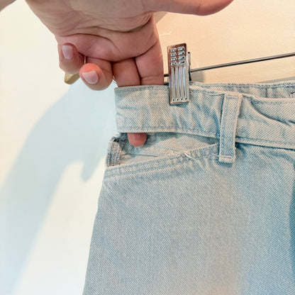 Zara Size 6 Denim Shorts with Cutout Sides