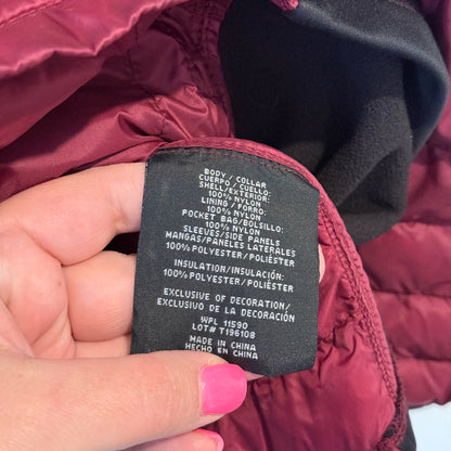 Burgundy Puffer Jacket - 55cm U/Arm