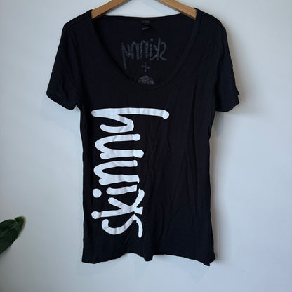 AS Colour Size S Skinny Black T-Shirt