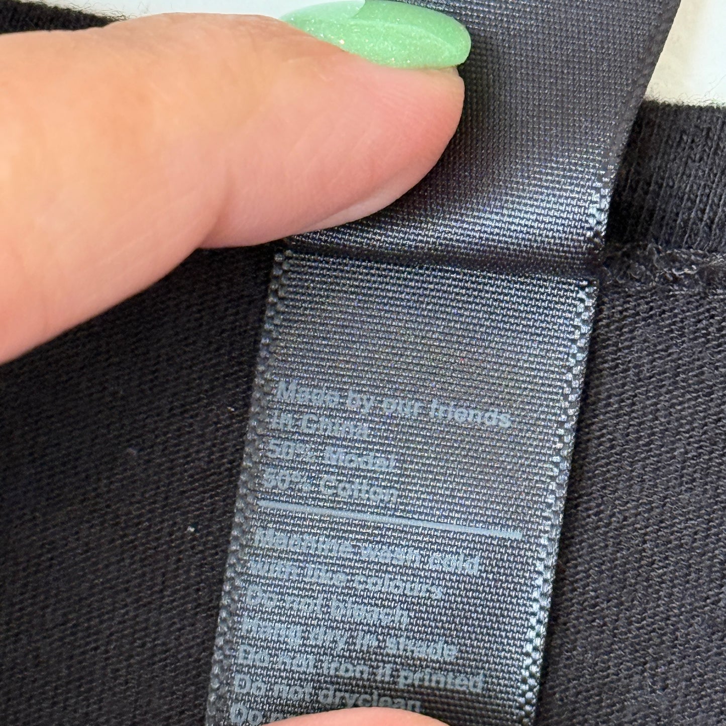 AS Colour Size S Skinny Black T-Shirt