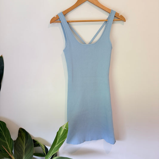 Brand Unknown Size U/Arm to U/Arm 33cm Ribbed Knit Mini Dress