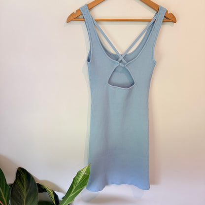 Brand Unknown Size U/Arm to U/Arm 33cm Ribbed Knit Mini Dress