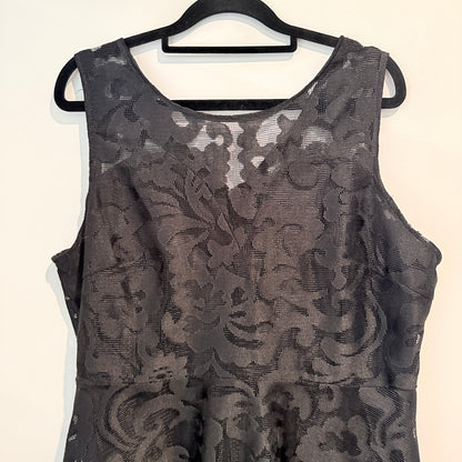 Unknown Brand Size U/Arm 53cm Black Lace Mini Dress