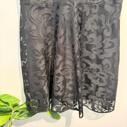 Unknown Brand Size U/Arm 53cm Black Lace Mini Dress