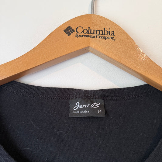 Jeni B Size 14 T-Shirt with Quicksilver Fish Graphic Print