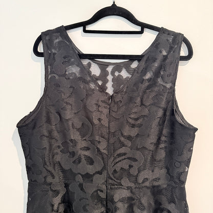 Unknown Brand Size U/Arm 53cm Black Lace Mini Dress