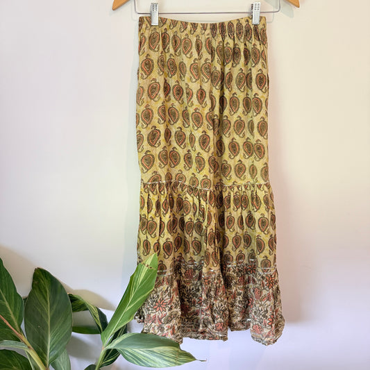 Brand Unknown Size Waist 66cm Maxi-Length Boho Skirt