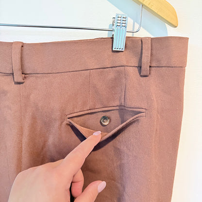 ASOS W36 L32 Mens Brown Trousers