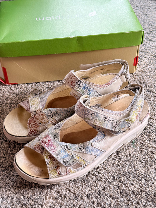 Waldläufer Dynamic Floral Sandals – US 9 / EU 40