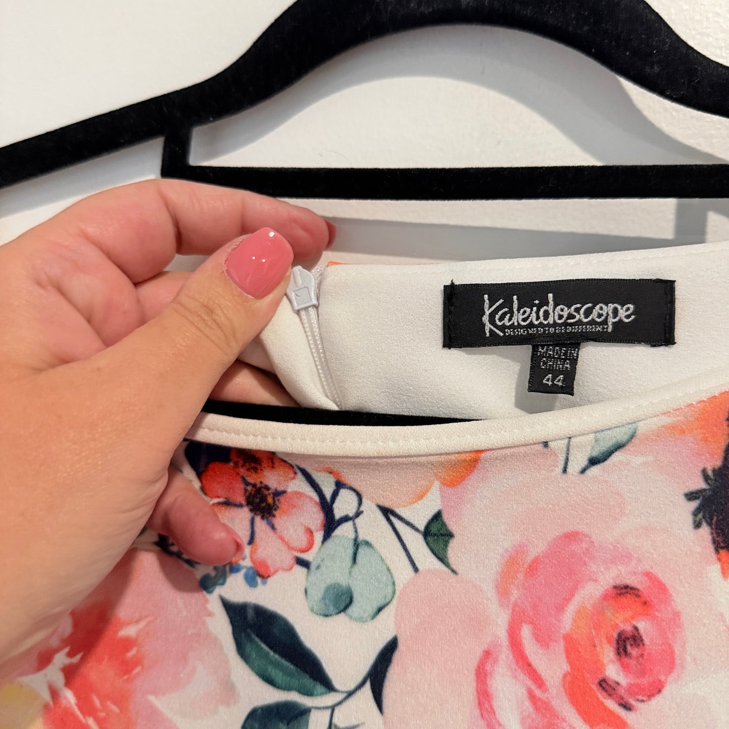 Kaleidoscope Size 44 Floral Print Shift Dress