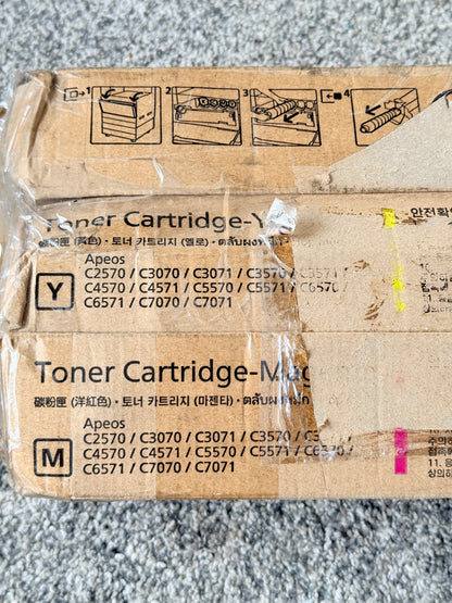 Fujifilm Apeos Colour Ink Cartridge Set + Waste Toner Container