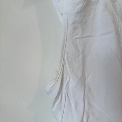 Grace Hill Size 14 Sleeveless Button-Up Blouse