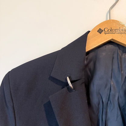 Winnie Tang Size L Navy Blue Blazer
