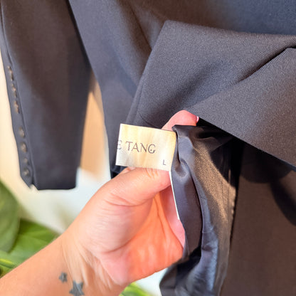 Winnie Tang Size L Navy Blue Blazer