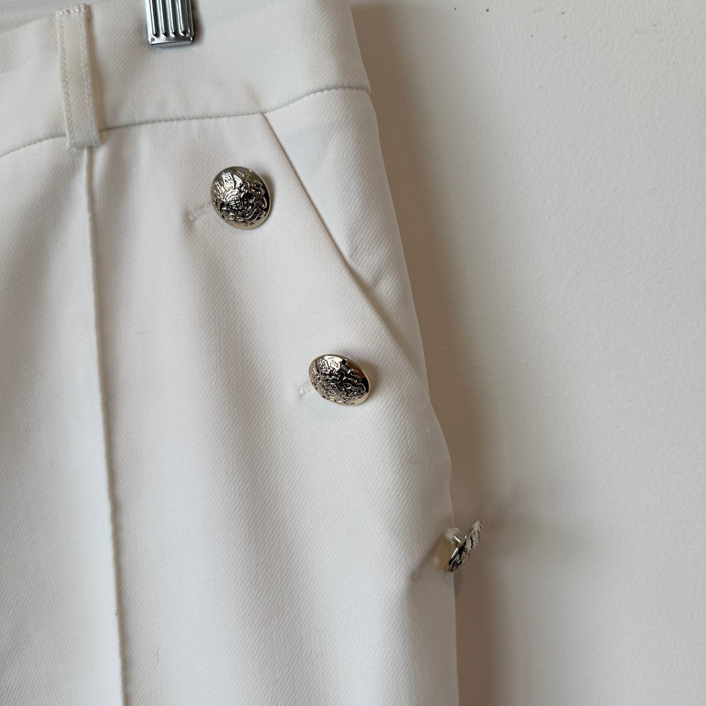 Portmans Size 16 High-Waisted White Pants