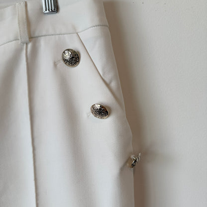 Portmans Size 16 High-Waisted White Pants