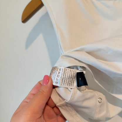 Shein Size S White Sleeveless Asymmetrical Top