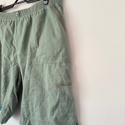 Network Size 16 Light Green Cotton Women’s Shorts