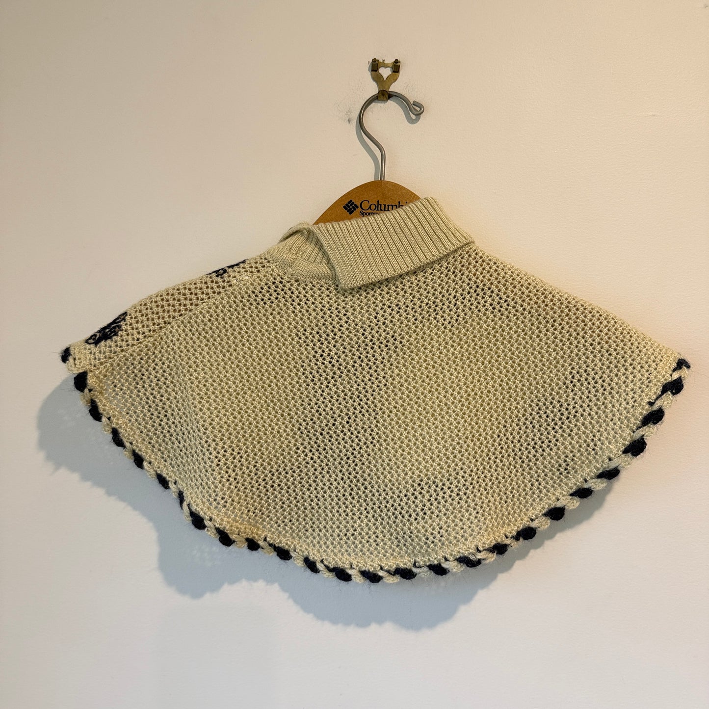 Ontario Toddler Knitted Turtleneck Cape Poncho