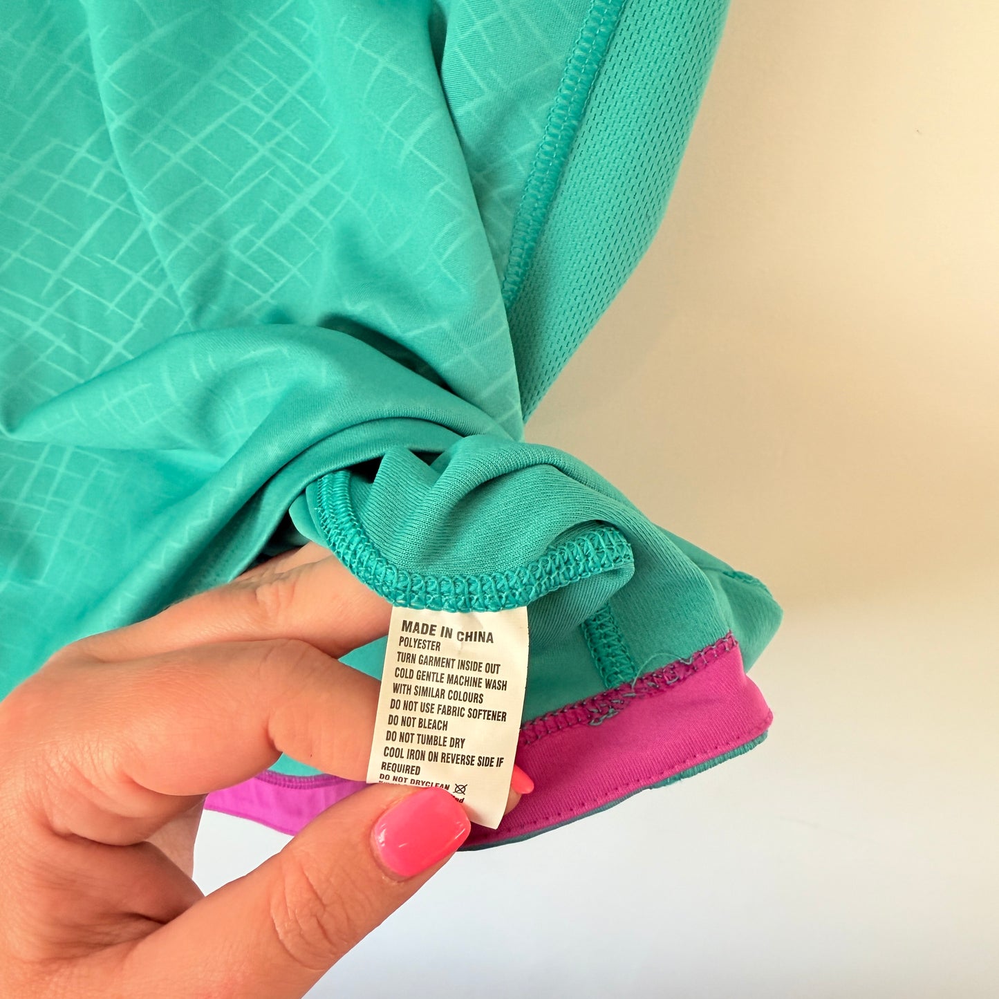 Sports Ltd Size 16 Teal Athletic V-Neck Shirt