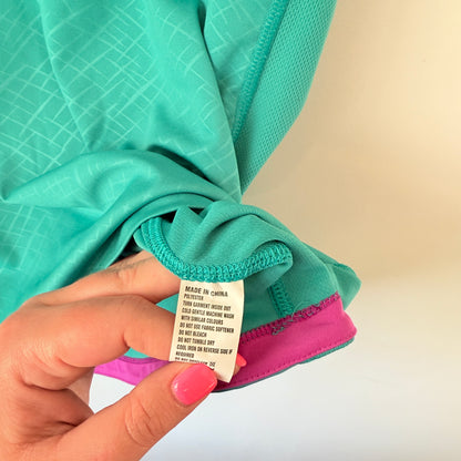 Sports Ltd Size 16 Teal Athletic V-Neck Shirt