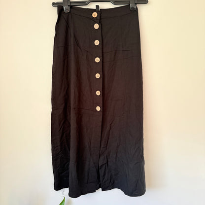 H&M Size 4 Black Maxi Skirt